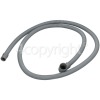 Indesit 145 2.05mtr Drain Hose 17mm With Right Angle End 31mm Dia.s'