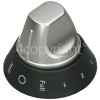Hotpoint CH10456GF S Grill Control Knob - Black / Silver
