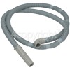 AEG 2.6Mtr. Drain Hose Long Straight 21mm To Right Angle End 21mm Internal Dia's. (UK)