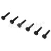 Rangemaster 6240 110 Ceramic Electric PH Timer Button (Pack Of 6) - Black