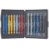 Rolson 14 Piece Jigsaw Blade Assortment Set