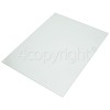 Beko 7080NFL Upper/Middle Fridge Glass Shelf : 490x365mm