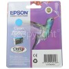 Epson 7400 Genuine T0802 Cyan Ink Cartridge