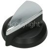 Falcon Hob Control Knob - Black / Silver