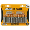 JCB AA Alkaline Batteries (Pack Of 12)