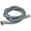 Whirlpool ADG 150/3 AV 1.890Mts. Drain Hose 18mm End With Right Angle End 28mm, Internal Dia.S'
