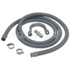 Daewoo DWD-F1011 Universal Washing Machine & Dishwasher 2.5M Waste Drain Extension With Straight 19mm / 22mm Ends Kit