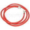 Hoover 2.5m Hot Water Inlet Hose Red 10x15mm Diameter