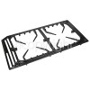 Rangemaster 7033 90 DF NG Double Oven black Left Hand Middle Pan Support