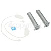 Neff S51M53X1GB/13 Door Hinge Spring & Rope Repair Set : Spring Length 125mm / Rope Length 250mm ( White Ends, SPS Intec 4.4 ( 9000955647 )