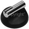 Stoves Cooker Control Knob - Black / Chrome