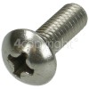 Rangemaster 4458 SXS 663 FRIDGE FREEZER BLACK/CHROME Screw