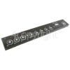 Rangemaster Control Panel Fascia - Chrome