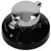 Stoves Oven Control Knob - Black/Silver