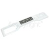 Candy Control Panel Fascia Assembly - White