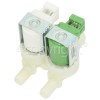 Zanussi WJS1397W Cold Water Double Inlet Solenoid Valve : 180DEG, With Protected Tag Fitting