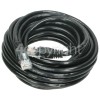 CAT6 RJ45 Patch Lead: Black: 3m