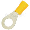 8mm Yellow Hole Ring Terminal - Pack Of 100