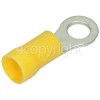 5mm Hole Ring Terminal - Yellow