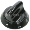 Hotpoint DCN60K Cooker Control Knob - Black