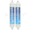 Smeg Fridge External Water Filter, Pack Of 2