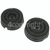 Neff D51NAA1C0B/02 Active Carbon Filter (Pack Of 2)