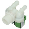 Tricity Bendix AW1400W Cold Water Double Inlet Solenoid Valve : 180DEG. With Protected Tag Fitting