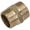 Servis Brass Hose Connector 3/4"X 3/4" Threaded : Connector For Inlet Hoses