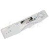 Hoover Control Panel Fascia Assembly - White