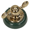 Creda 42352 Hob Hotplate Control Knob - Gold / Green