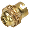 Wellco Brass BC 1/2" Screw Entry Lampholder