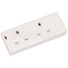 Wellco 2 Gang Trailing Socket With LED