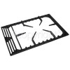 Rangemaster 7033 90 DF NG Double Oven black Pan Support Stand