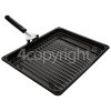 Grill Pan Tray Includes Handle & Grid : 365x290mm