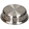 Kenwood KM288 Control Knob Assembly - Printed - Stainless Steel