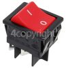 Numatic 380 Red On/Off Rocker Switch : 4Tag