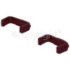 Beko D3421FW Rail Cap - Pair