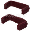 Maytag Compatible Front Basket Rail End Cap - Pack Of 2