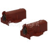 Maytag Carbon Brushes Assembly - Pair : Type: Sole Motor Only