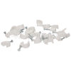 Wellco Pack Of 100 Co-Axial Cable Clips