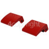 BISSELL QuickWash 54K2E Latches - Recovery Tank (2pk) - Red