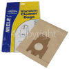 S251I High Quality Compatible Replacement F/J/M Dust Bag (Pack Of 5) - BAG254