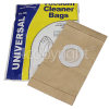 Hoover Universal Cylinder Vacuum Adaptor Bag (Pack Of 5) - BAG281 Assembly