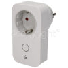 TCP Tcp Smart Wifi Socket Single White EU ( Two Round Pin )