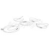 Rangemaster 7302 110 DF NG FSD White/Chrome High Temperature Spark Plug Cable - Pack Of 5