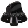 Hotpoint C367EXH Cooker Control Knob - Black