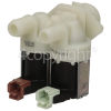 Fors Cold Water Double Solenoid Inlet Valve : 180Deg. With Protected (push) Connectors