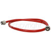 Hoover 1.5m Hot Water Inlet Hose Red 10x15mm Diameter