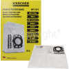 Karcher A2204 AF Vacuum Cleaner Filter Bag Fleece - Pack Of 4