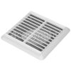 Wall Vent Outlet Louvered/Gravity Grill Round Spigot With Fly Screen